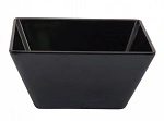 RYNER MELAMINE SQUARE BOWL 130x130x70mm BLACK
