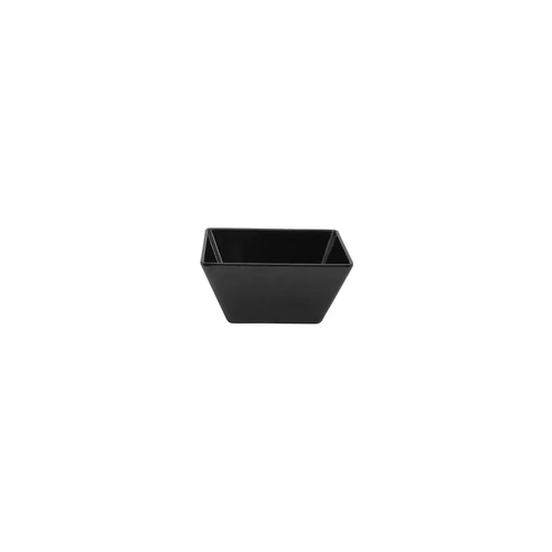RYNER MELAMINE SQUARE BOWL 180x180x85mm BLACK