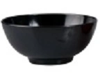 RYNER MELAMINE NOODLE BOWL 175mm BLACK