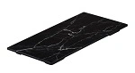 RYNER MELAMINE FLAT RECT. PLATTER BLACK MARBLE