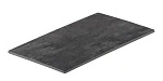 RYNER MELAMINE FLAT RECT. PLATTER DARK CONCRETE