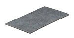 RYNER MELAMINE FLAT RECT. PLATTER LIGHT CONCRETE