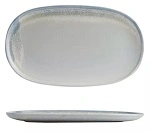 MODA PORCELAIN OVAL COUPE PLATE CLOUD 240mmW