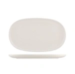 MODA PORCELAIN OVAL COUPE PLATE SNOW 180mmW