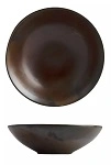 MODA PORCELAIN ROUND DEEP BOWL RUST 230mmØ