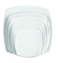 CHELSEA SQUARE PLATE FLAT 160mm (4105)