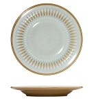 LUZERNE COTTAGE ALMOND ROUND RIM PLATE 210mm