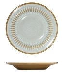LUZERNE COTTAGE ALMOND ROUND RIM PLATE 230mm
