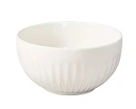 LUZERNE COTTAGE WHITE ROUND BOWL 130x68mm / 430ml