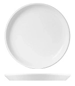 WHITE ALBUM ROUND FLARED COUPE PLATE