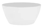 WHITE ALBUM ROUND DEEP BOWL FLARED SIDES