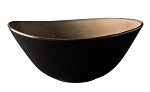 LUZERNE RUSTIC OVAL BOWL 190x170mm CHESTNUT