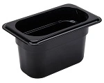 CAMBRO 1/9 x 100mm FOOD PAN 0.85 LTR BLACK