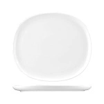 SANGO ORA OVAL COUPE PLATE 170mm x 150mm WHITE
