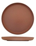 ECLIPSE UNO ROUND WALLED PLATE 280mmØ BROWN 30mmH