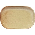 ARTISTICA RECTANGLE COUPE PLATE 240x160x25mm FLAME