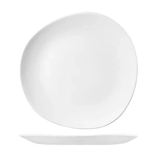 CHURCHILL TRACE ORGANIC ROUND PLATE WHITE 286mmØ