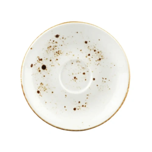 LONG FINE WELLINGTON SAUCER RUSTIC WHITE 135mm