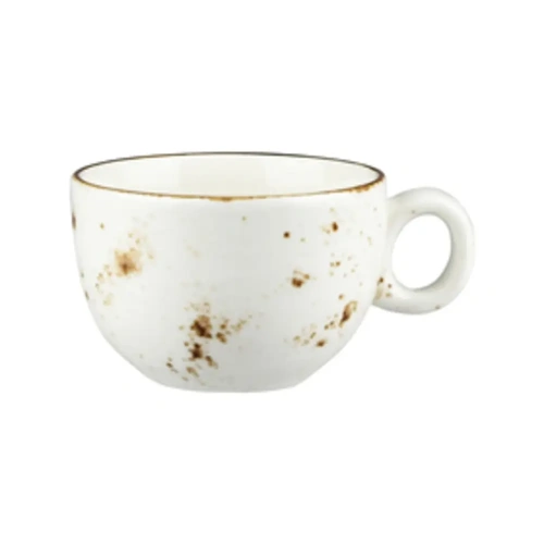 LONG FINE WELLINGTON CAPPUCCINO CUP RUSTIC WHITE 200ml