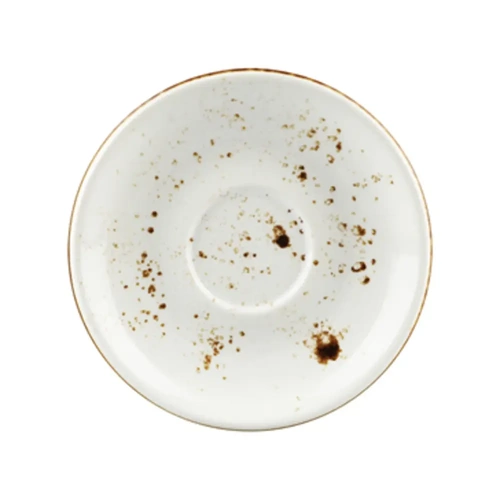LONG FINE WELLINGTON SAUCER RUSTIC WHITE 150mm