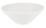 LONG FINE WELLINGTON V-SHAPE BOWL 205mm WHITE