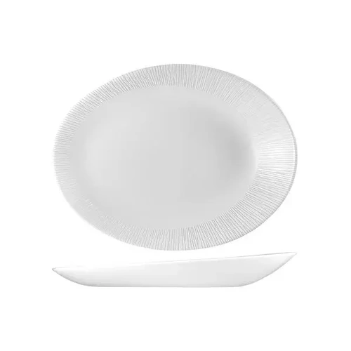 CHURCHILL BAMBOO ORB OVAL PLATE 290x227x38mm