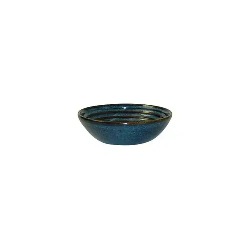 CHURCHILL RIPPLE DIP DISH SAPPHIRE 113mmØ x 35mmH