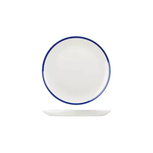 CHURCHILL RETRO BLUE ROUND COUPE PLATE 165mmØ