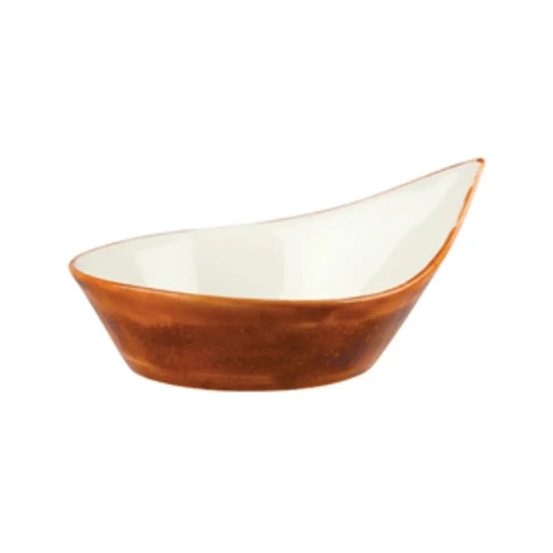 LONG FINE ARTISENSE LEAF DISH 145x115x35mm / 170ml 
