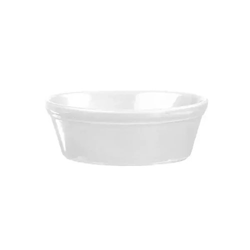 CHURCHILL COOKWARE OVAL PIE DISH 450ml WHITE