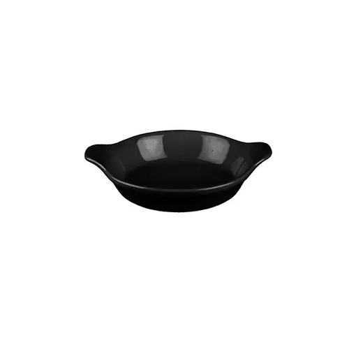 CHURCHILL COOKWARE ROUND GRATIN 590ml BLACK 