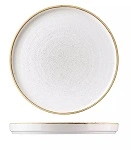 CHURCHILL STONECAST WALLED CHEF'S ROUND PLATE 260mmØ