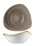CHURCHILL STONECAST TRIANGULAR BOWL 153mmØ x 153mmW