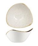 CHURCHILL STONECAST TRIANGULAR BOWL 153mmØ x 153mmW