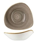 CHURCHILL STONECAST TRIANGULAR BOWL 185mmØ x 185mmW