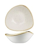 CHURCHILL STONECAST TRIANGULAR BOWL 185mmØ x 185mmW