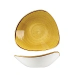 CHURCHILL STONECAST TRIANGULAR BOWL 235mmØ x 235mmW