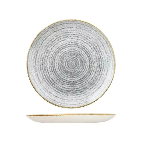 CHURCHILL STUDIO PRINTS HOMESPUN ROUND COUPE PLATE 260mmØ