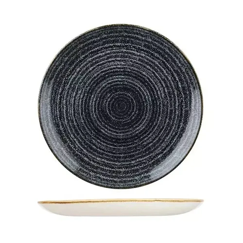 CHURCHILL STUDIO PRINTS HOMESPUN ROUND COUPE PLATE 288mmØ