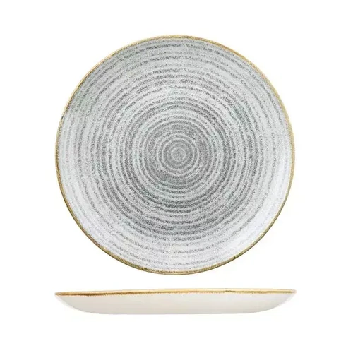 CHURCHILL STUDIO PRINTS HOMESPUN ROUND COUPE PLATE 288mmØ
