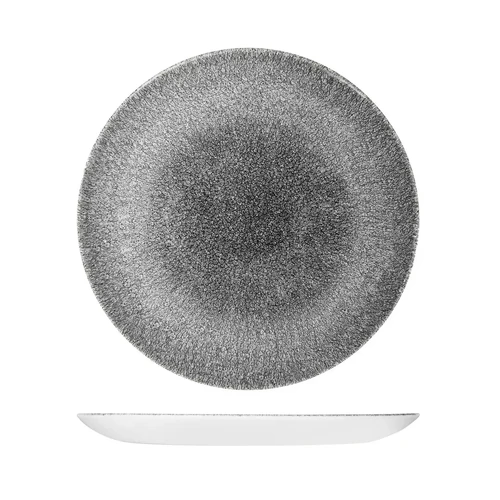 CHURCHILL STUDIO PRINTS RAKU ROUND COUPE PLATE 288mmØ