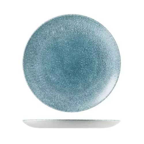 CHURCHILL STUDIO PRINTS RAKU ROUND COUPE PLATE 288mmØ