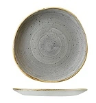 CHURCHILL STONECAST TRACE ROUND ORGANIC PLATE 210mmØ
