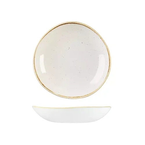 CHURCHILL STONECAST TRACE ROUND ORGANIC BOWL 253mmØ