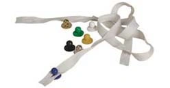 CHEF'S STUD BUTTON WHITE, PACK OF 10