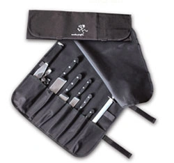 AUSSIE CHEF KNIFE WRAP BLACK 7 POCKET