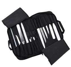 AUSSIE CHEF KNIFE CASE 14 POCKET BLACK