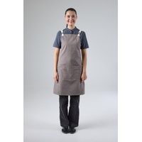 Chef Works Byron Canvas Cross Back Apron Grey