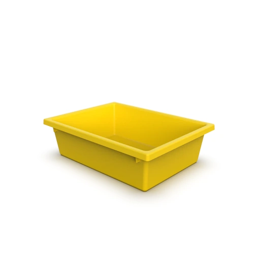13L Food Safe Storage Crate | Commercial Food Grade Crate [Colour: Yellow]