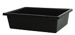 A PLUS 13 LTR STACKING NESTING CRATE, BLACK